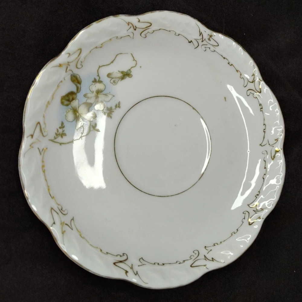 BEAUTIFUL Imperial Crown China PS Bavaria Tea Cup And Saucer (1930-1940) - Picture 5 of 5